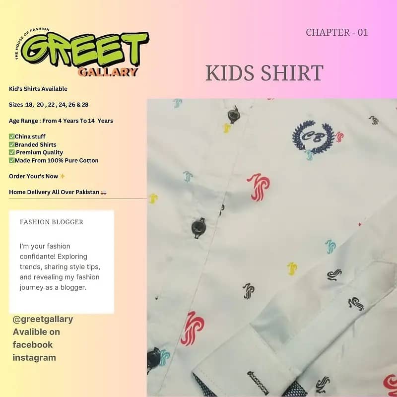 Kids Shirts | Baby Shirts | Boys Shirts Available 1