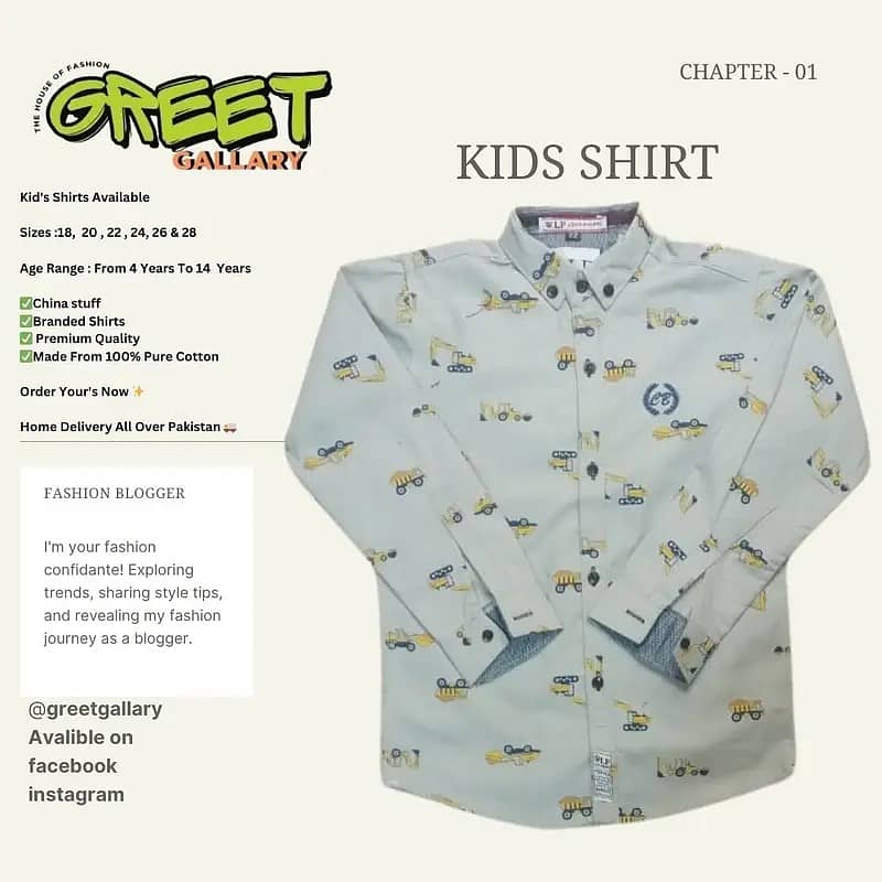 Kids Shirts | Baby Shirts | Boys Shirts Available 8