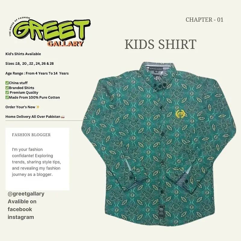 Kids Shirts | Baby Shirts | Boys Shirts Available 13