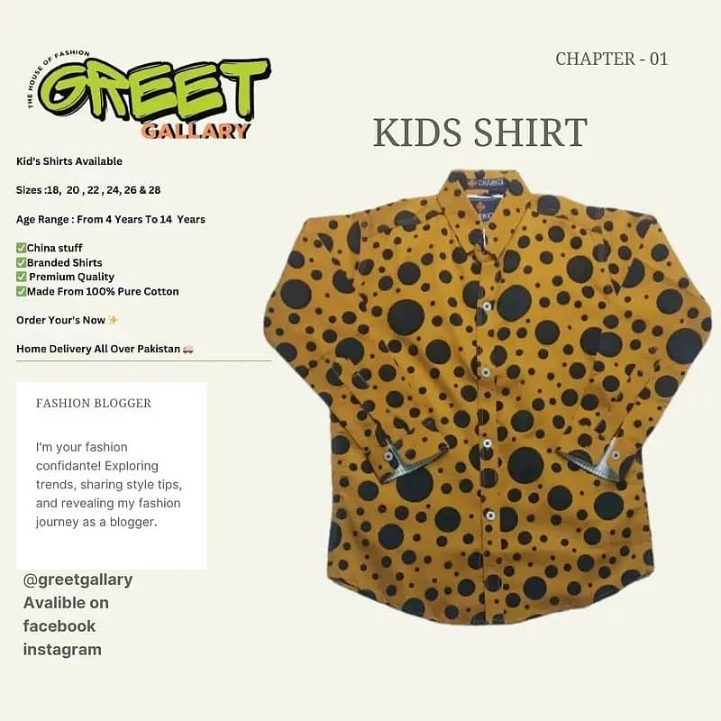 Kids Shirts | Baby Shirts | Boys Shirts Available 14