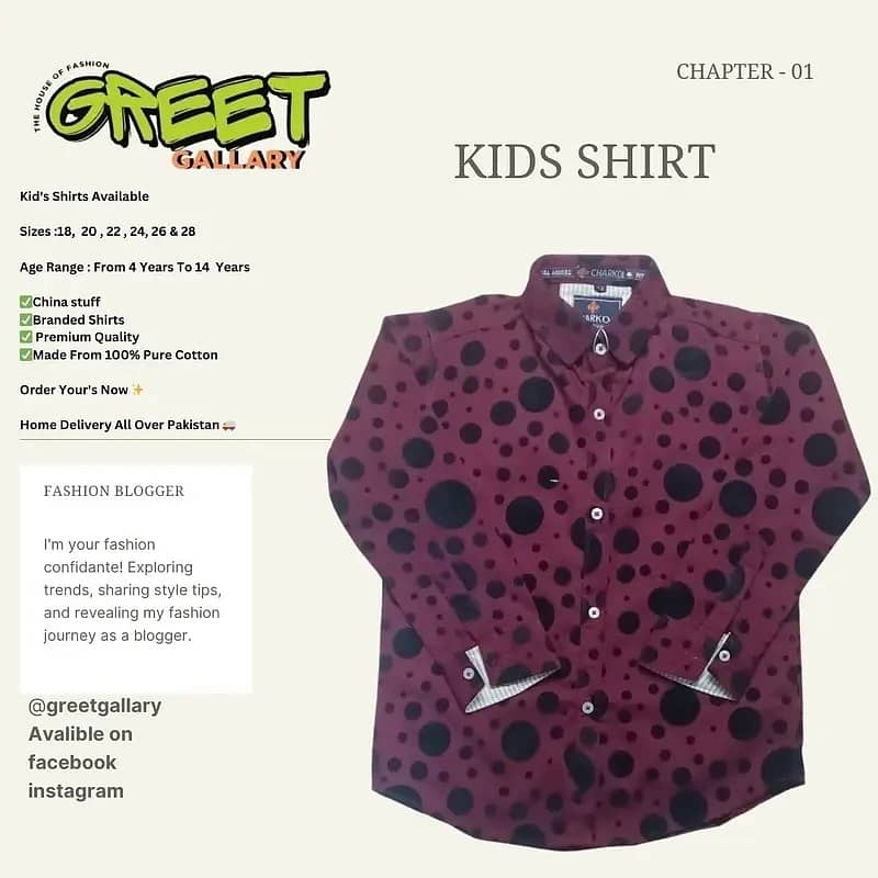 Kids Shirts | Baby Shirts | Boys Shirts Available 17