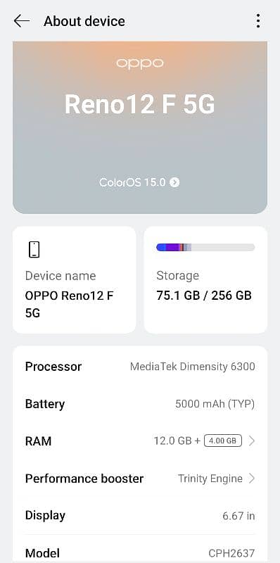 oppo reno 12f 5g 0