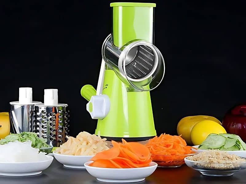 Free Delivery! 3-in-1 Vegetable Cutter Machine with a Gift 2