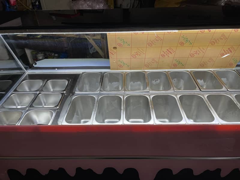 ice cream chiller deeply counter / Ice Cream Display Freezer. 7