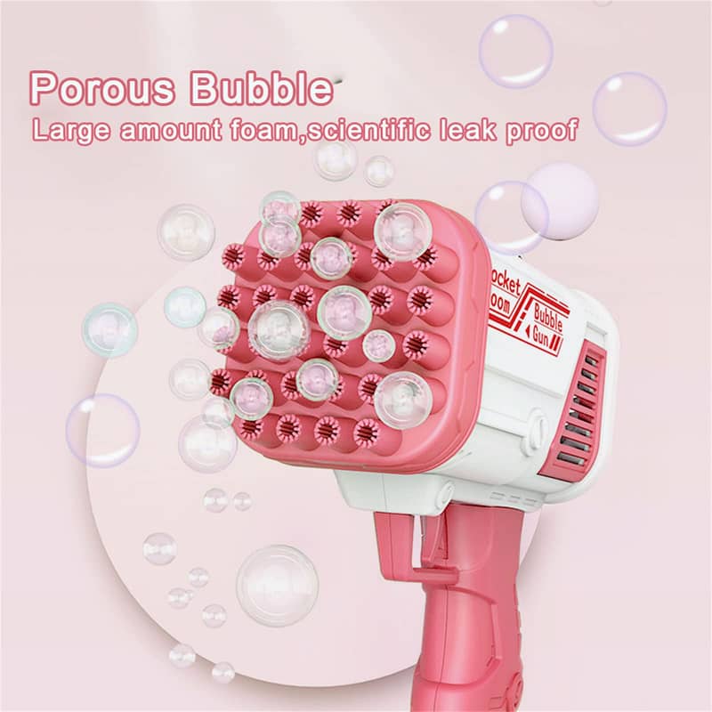 Bubble Machine Automatic Electric Gatling Bubble Guns  32 Hole Bubble 3