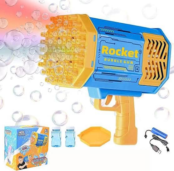 Bubble Machine Automatic Electric Gatling Bubble Guns  32 Hole Bubble 10