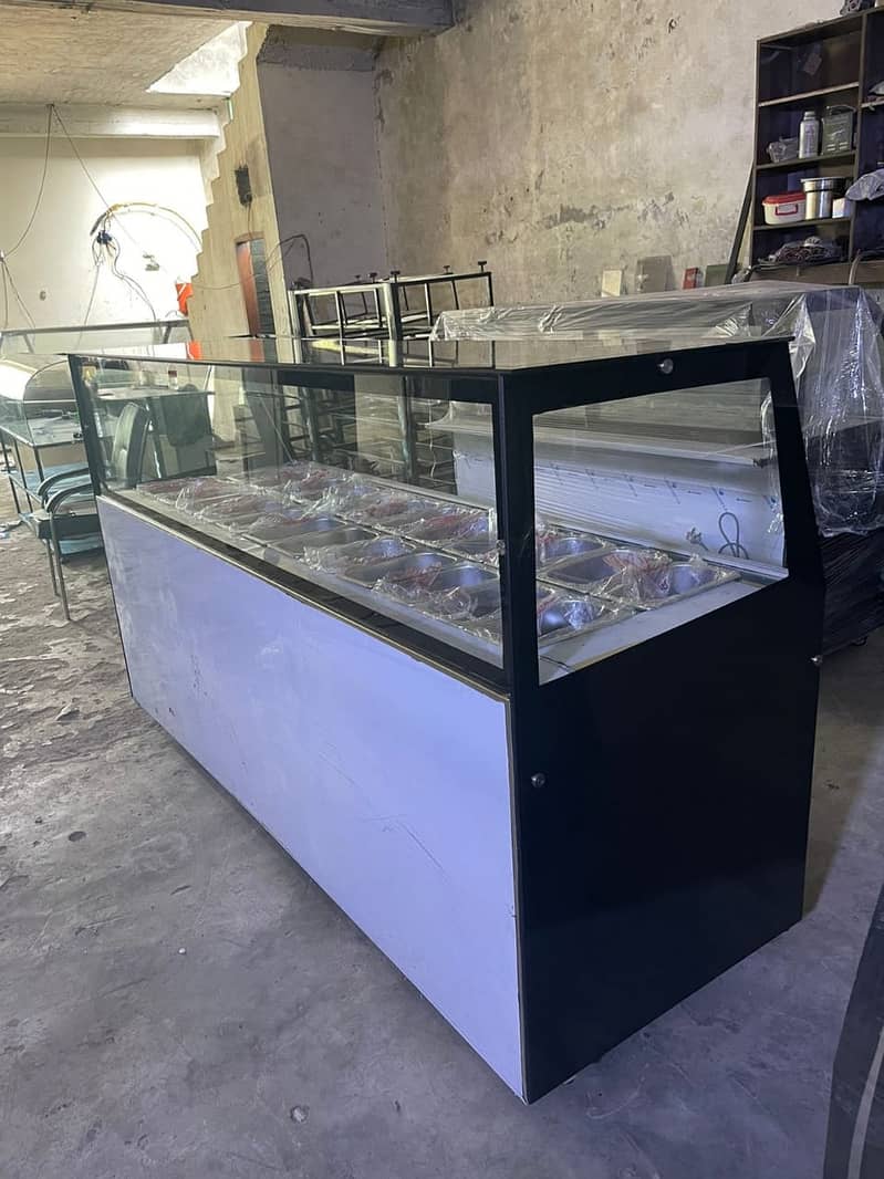 ice cream freezer deeply counter / ICE CREAM chiller for sale 3