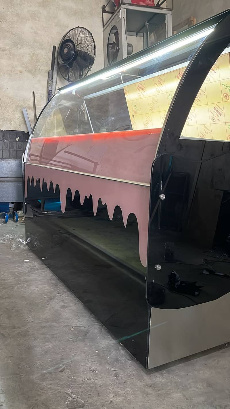 ice cream freezer deeply counter / ICE CREAM chiller for sale 5