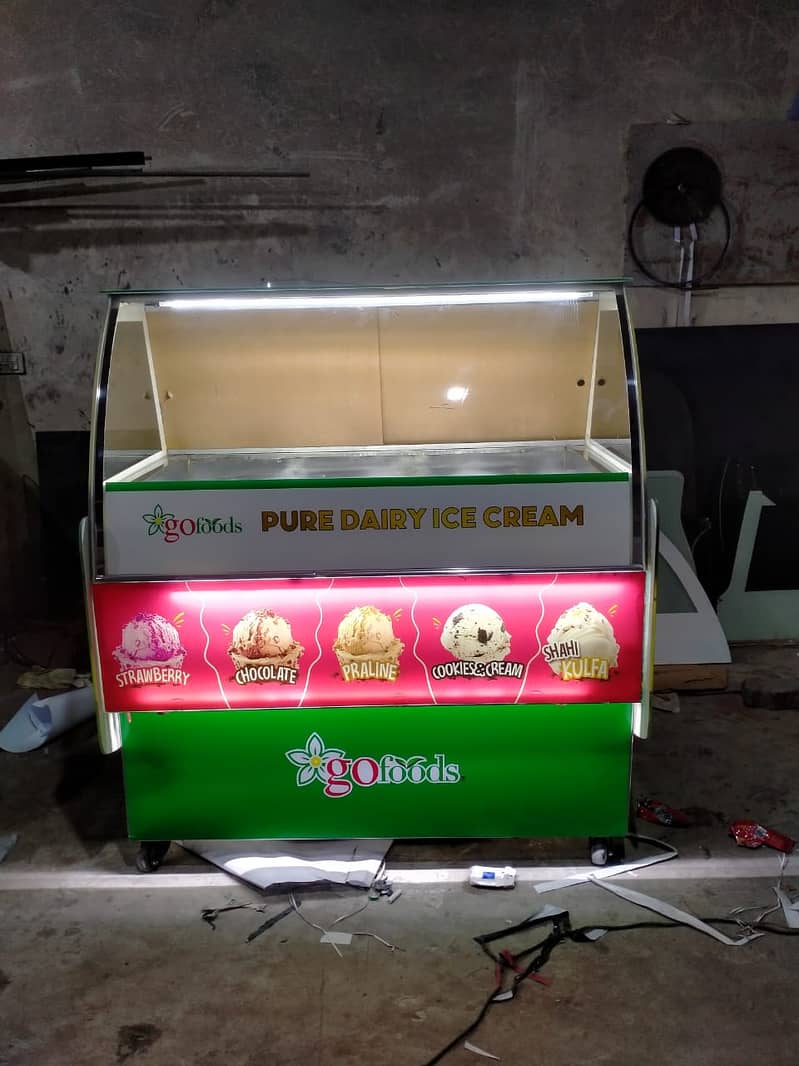 ice cream freezer deeply counter / ICE CREAM chiller for sale 14