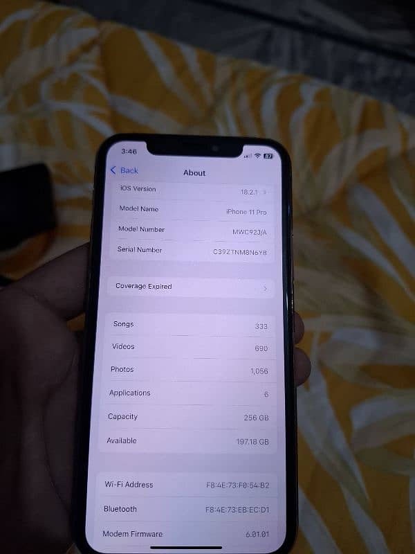 Iphone 11 Pro 256GB Pta approved 2