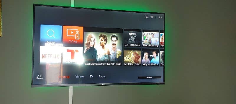 TCL 43 inch led tv 4k 0