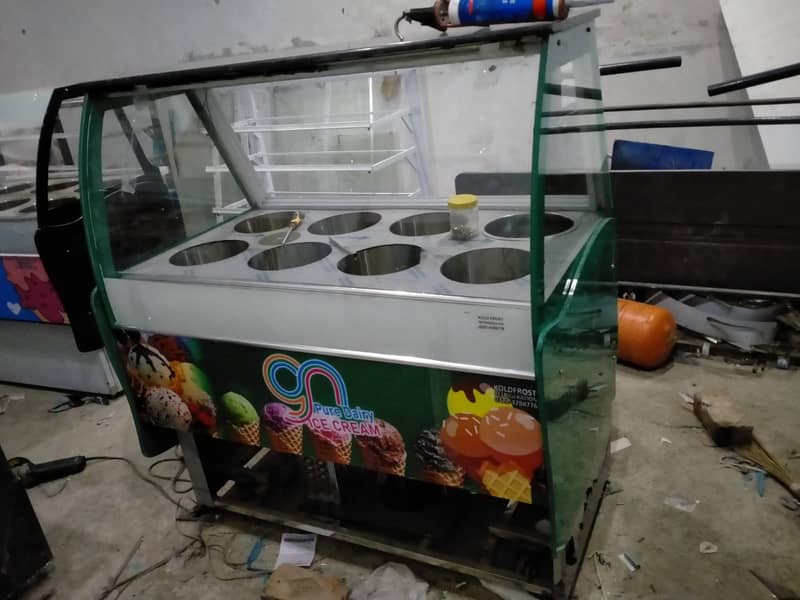 Latest Ice Cream Display Counter Freezer / New ice cream counter 4