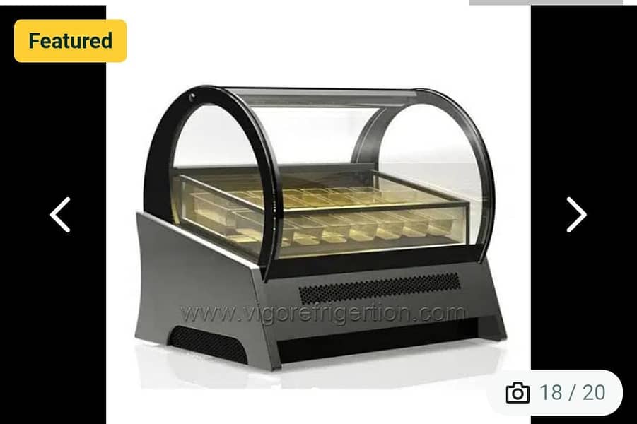 Latest Ice Cream Display Counter Freezer / New ice cream counter 2