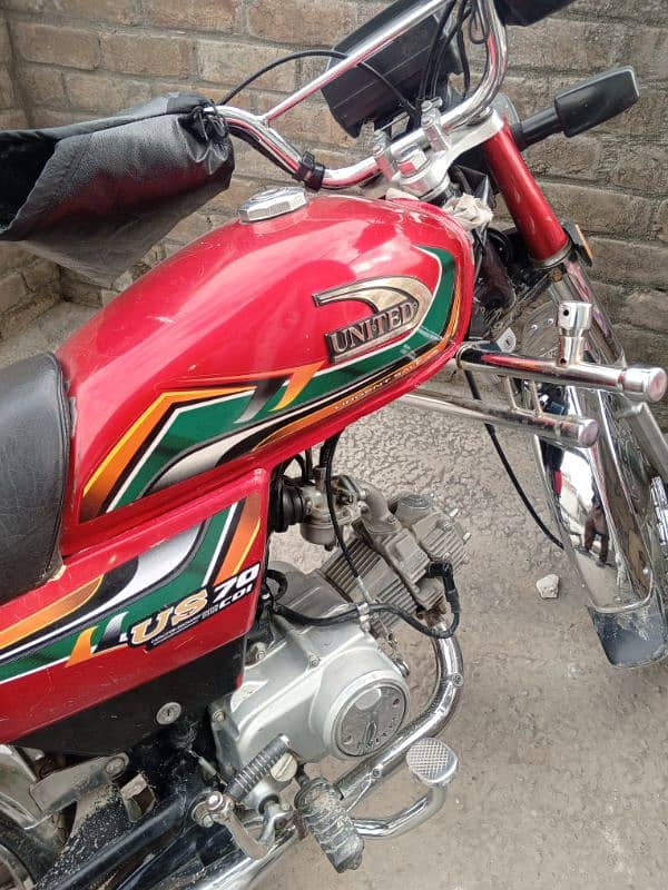 urgent sale united bike good condition 8