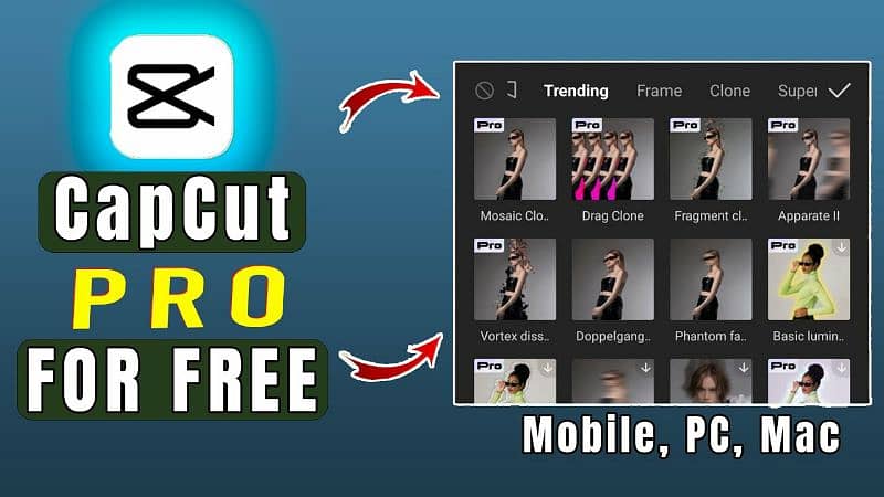 Capcut pro Free 1