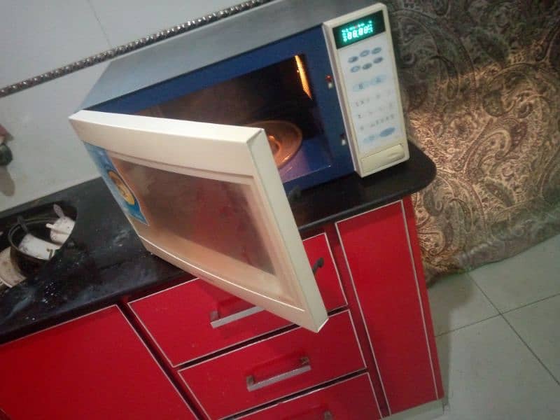 microwave oven double function 4