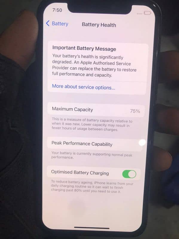 I phone X  Official PTA Approved 256 GB 0