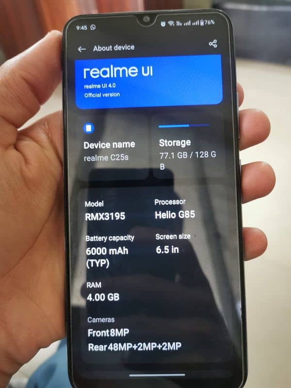 exchange realme c25s 1