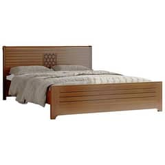 Bed Set - Bedroom Set - Double Bed - Wooden Bed - Bed with Side Table