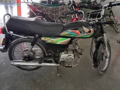 Honda CD 70cc  Model 2021  Black Color