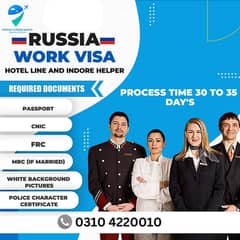 Work Permit Visa Availabe | Staff Hiring | Staff Hiring in Russia