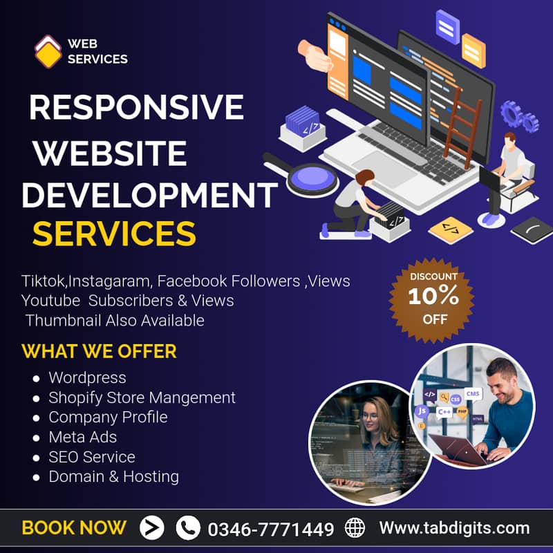 Web Development, SEO Service, Shopify Service ,Meta Ads 0