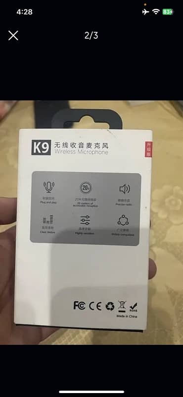 dual K9 microphone both android and iphone 1