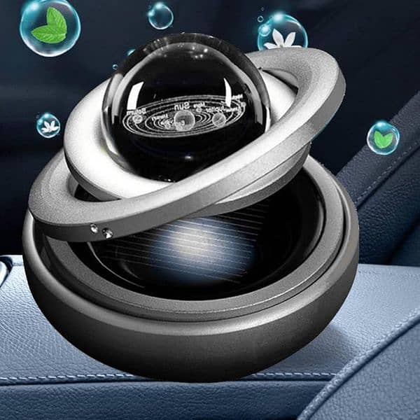 Solar Intersteller Bkack levitation Ring Car Dashboard Perfume Diffuse 6