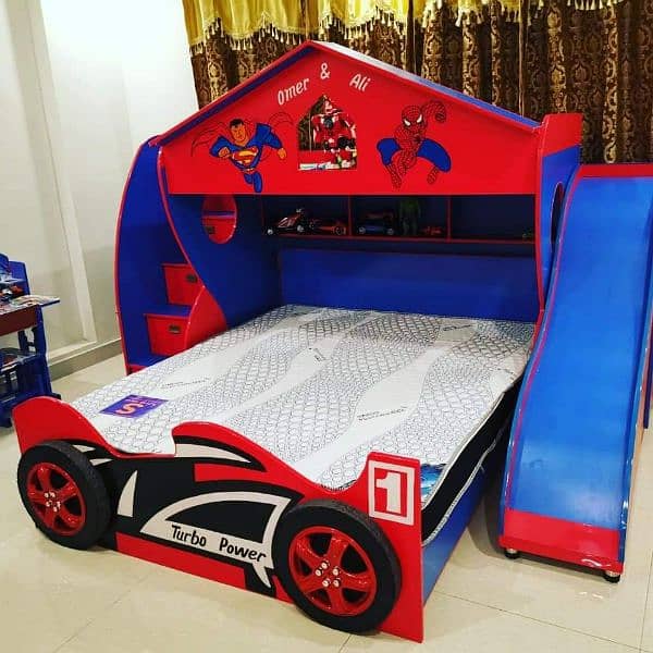 Triple Bed with Slide 9