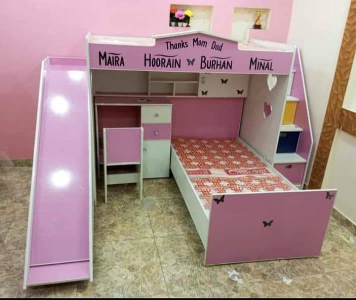 Triple Bed with Slide 15