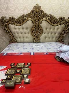 Bure wooden bed with mattresses