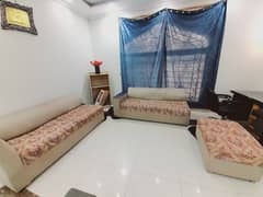 Sofa Set L Shape 7 SevenSeater  in Lahore Not Repaired  Little Damage