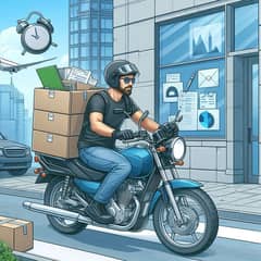 BIKE RIDERS REQUIRED FOR DELIVER OFFICE SUPPLIES