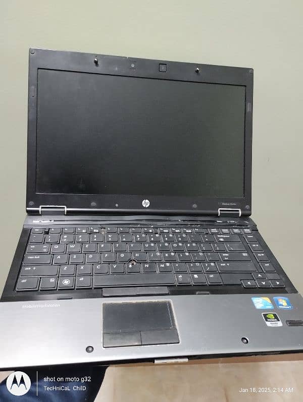 HP elite book Core i7 with Nvida Quadro graphics card  4gb Ram 250 hhd 0