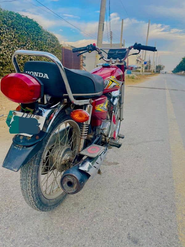 honda CG 125 urgent sale 4