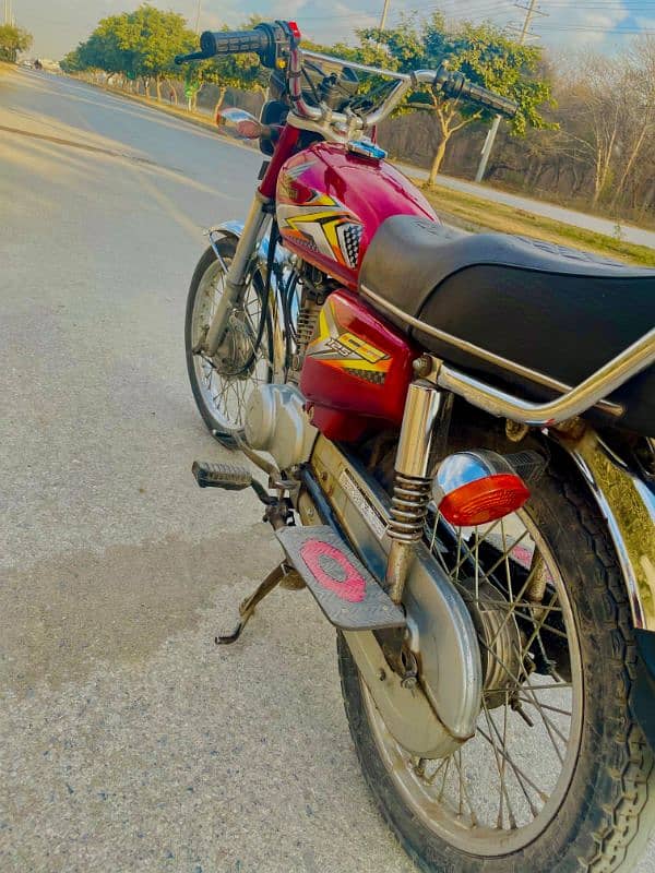 honda CG 125 urgent sale 5