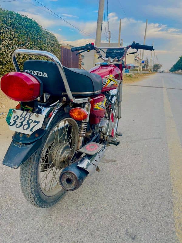 honda CG 125 urgent sale 12