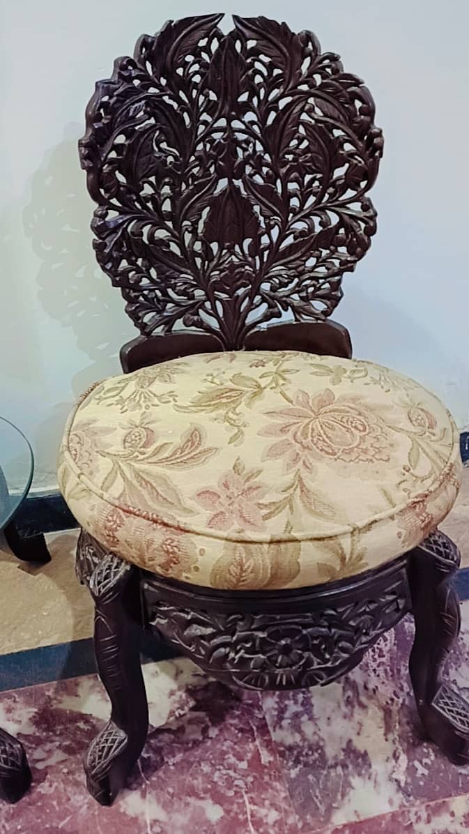 Chinyoti chairs and table. Price is negotiable 1