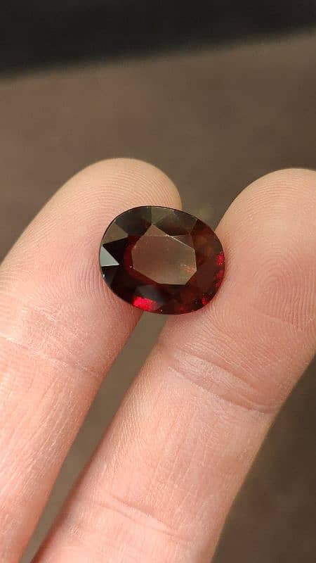 Rhodolite garnet (تامرا یاقوت)100% natural orignal gemstone unheated 1