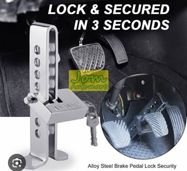 [Save your Car from Theft’s]Car pedal lock to easily save your Car!! 3