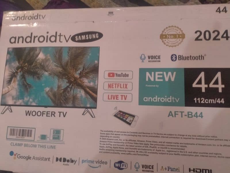 led 44"andriod ,woofer tv 1