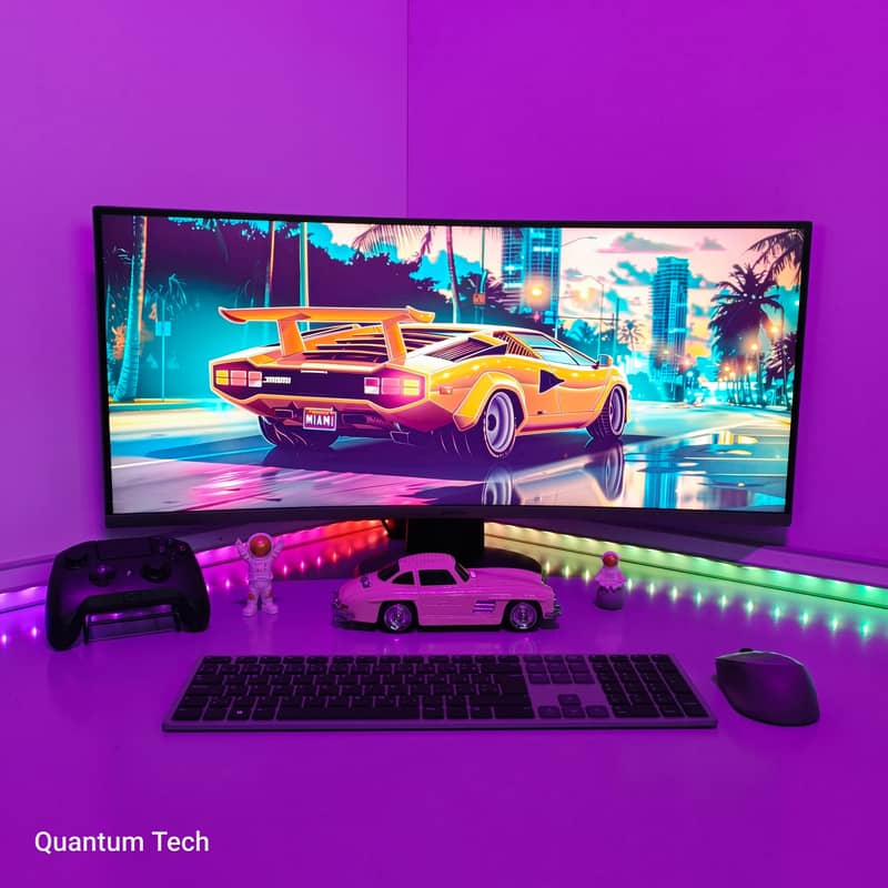 34inch 4K 100Hz UltraWide Curved Borderless Monitor 34 inch borderless 2