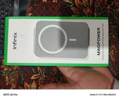 Infinix Note 40 orignal wireless magnetic power bank