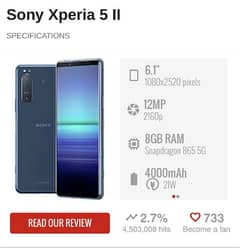 Sony Xperia 5 mark 2 5g