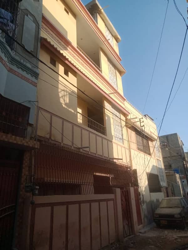 SECTOR -03 GROUND PLUS HOUSE, WEST OPEN, KDA LEASED NORTH KARACHI 1