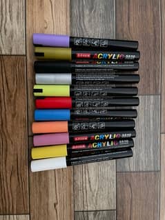 Acrylic markers