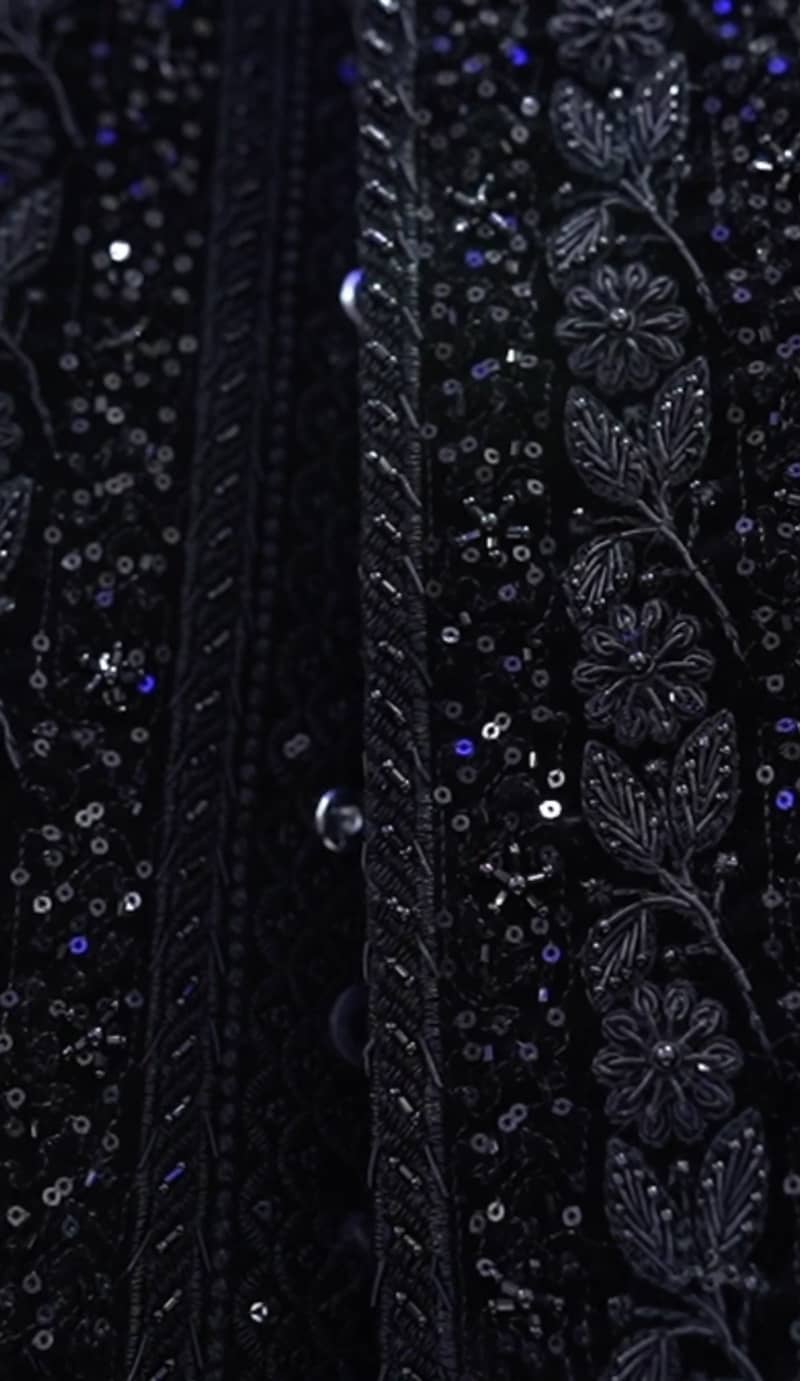 Sherwani Black / New Sherwani / Wedding Sherwani / Sherwani 2025 3