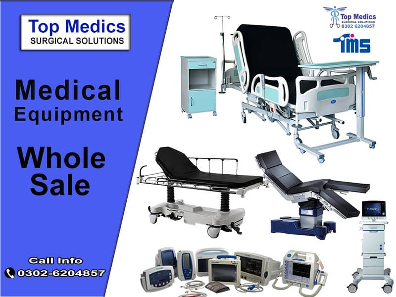 Stretcher trolley/OT Table/Section machine/Oxygen concentrator/ICU BED 0