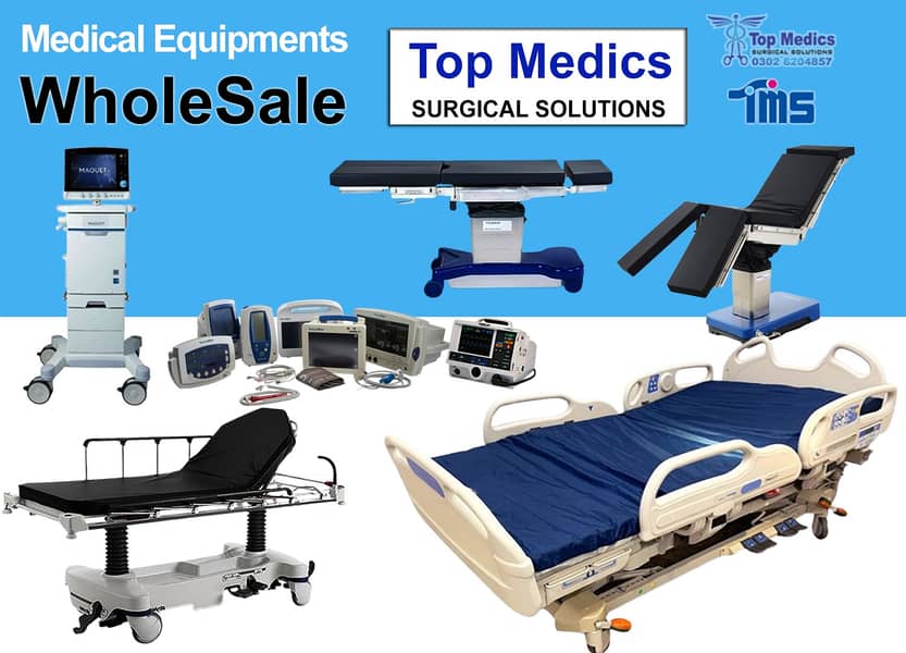 Stretcher trolley/OT Table/Section machine/Oxygen concentrator/ICU BED 12