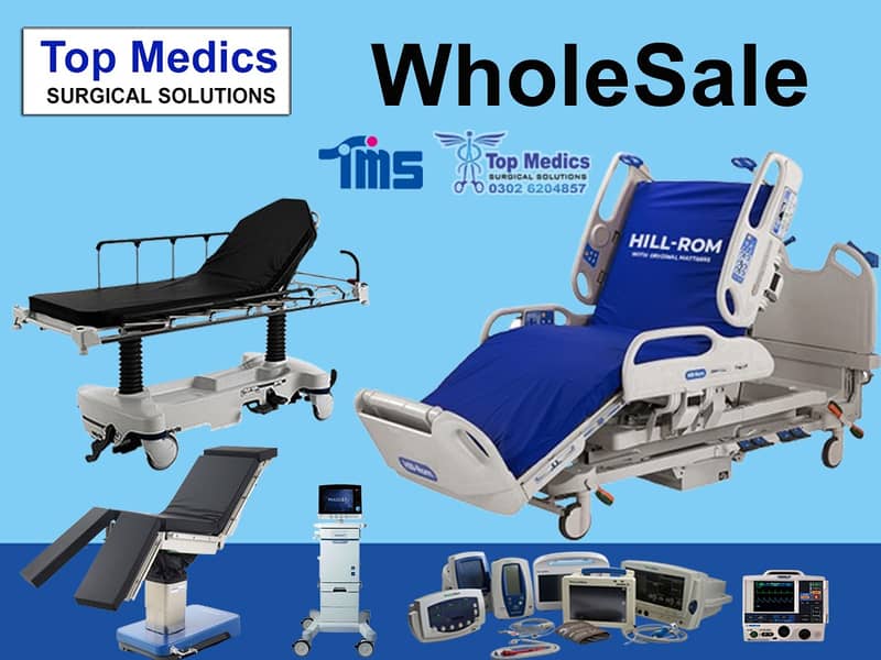 Stretcher trolley/OT Table/Section machine/Oxygen concentrator/ICU BED 18